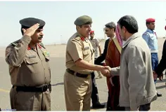 احترام افسر عربستانی به احمدی نژاد.