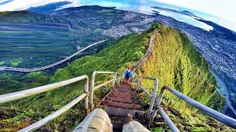 پله هایی در#هاوایی معروف به پله هایی بسوی#بهشت. این پله ه