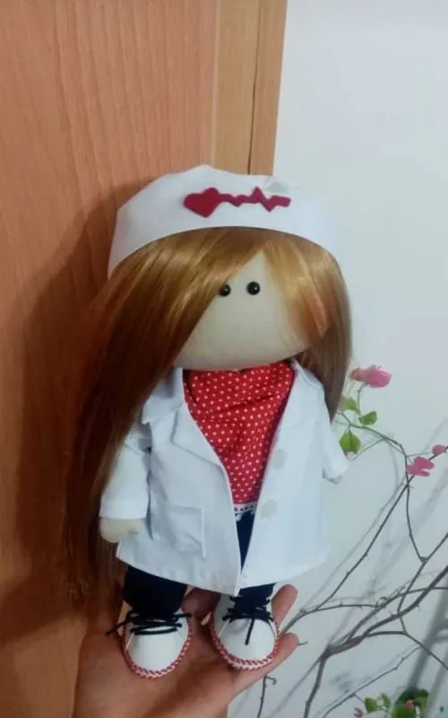 عروسک جدیدم چطور شده؟ 😇🥺