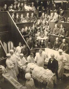 ️دانشکده پزشکی و تشریح عمل جراجی توسط استاد - پاریس 1901