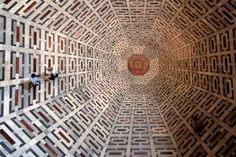 کف زمین در کلیسای جامع فلورانس ایتالیا کاملا دو بعدی است 