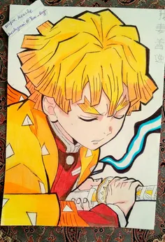 I draw this for my cousin, he said he wants to buy a original manga for me and my sister so I draw this