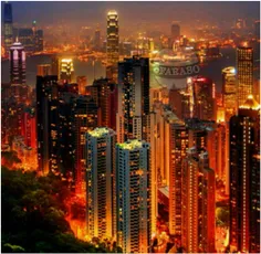 ⁣هنگ کنگ دارای بالاترین حد#آلودگی نوری در جهان است. نور ش