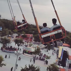 People have fun at Mellat Amusement Park of #Mashhad, #Ra