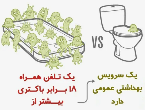 طبق آخرین بررسی ها باکتری موجود روی گوشی تلفن همراه از سن