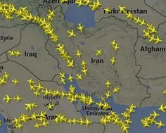 ایران با بستن آسمونش روی هواپیماهای (فلای امارات و اتحاد)