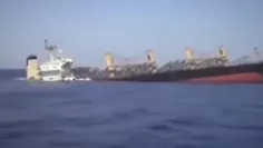 غرق شدن یک کشتی انگلیسی در خلیج عدن .