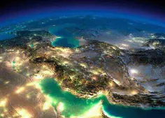 تصاویر ماهواره ای از ایران