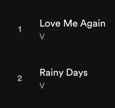 موزیک Love Me Again و Rainy Days به پلی‌لیست This is BTS 