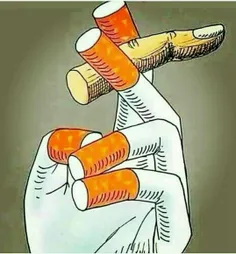 زیباترین #کاریکاتور استفاده از دخانیات