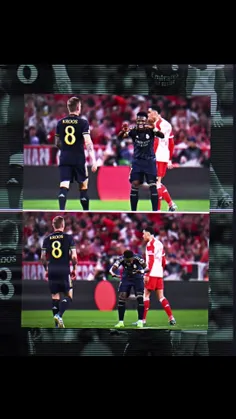 An engineered pass by Toni Kroos and Vincius Jr.'s shot t