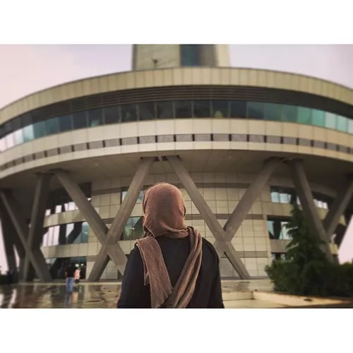 With my queen, at the base of the Milad tower | 29 May '1