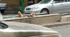 #عکس های #عریان حمام کردن مردی در بلوار دانشجو!!