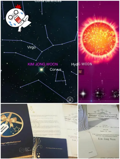 یکی از فن سایتا برای تولد یسونگ ستاره خریدن😐
