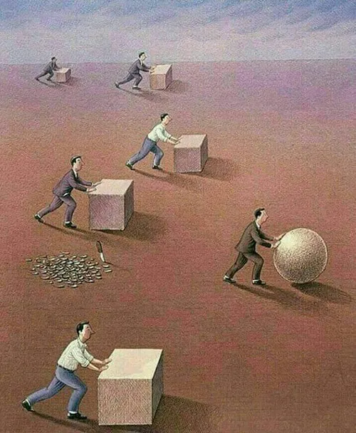 کسانی که خوب فکر می کنند نیاز نیست سخت کار کنند.