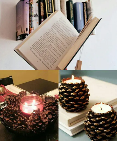 شمع با بوی کتاب!این شمع ها که برای علاقمندان به کتاب تهیه