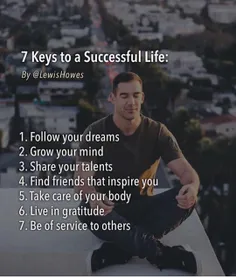 ۷ کلید موفقیت: