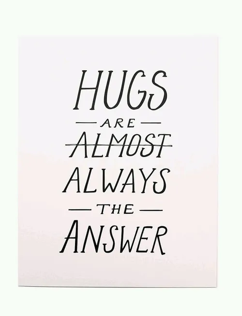 the power of hugs :)