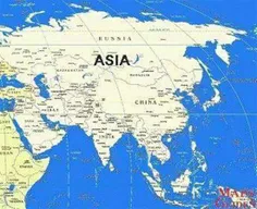 بچه ها این نقشه ی جغرافیاست،لنگیا این قسمت اسمش آسیا ا ا 