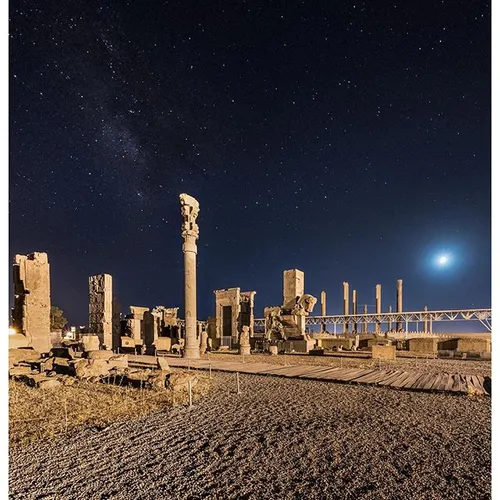 Persepolis under the starry sky