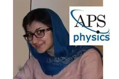 جایزه انجمن فیزیک آمریکا در دستان دختر ایرانی