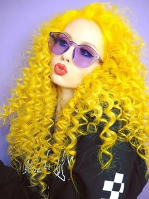 زرد مدل مو