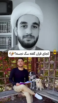 کجای قرآن گفته سگ نجسه! 