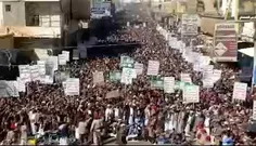 🎥تجمع گسترده یمنی ها در اعتراض به حرمت شکنی قرآن در سوئد