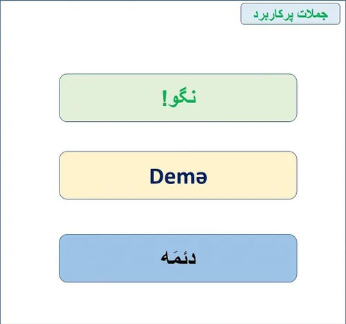 وقتی بکار میره تاکید کنیم دوستمون حرفی رو به کسی نگه