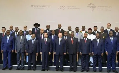 حضور ۴۰ تن از سران کشورهای آفریقایی در مسکو بمنظور برگزاری کنفرانس روسیه آفریقا،