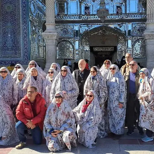 💠استقبال توریستهای مسیحی برزیلی از چادر