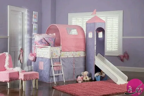 تختخواب سرسره دار؛ ایده ای جذاب برای اتاق کودک