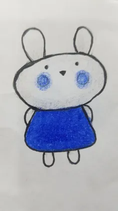 نقاشی خرگوش کیوت