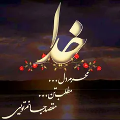 هیچ کس ..به غیر از با تو بودن....خوشبخت نیست/فقط خدا/حضرت