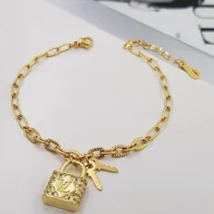 دستبند طرح طلا