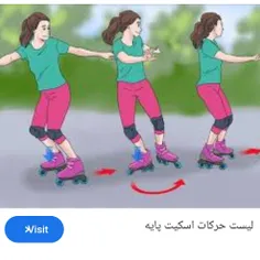 چرخش.        اسکی  بازا فالو کننن