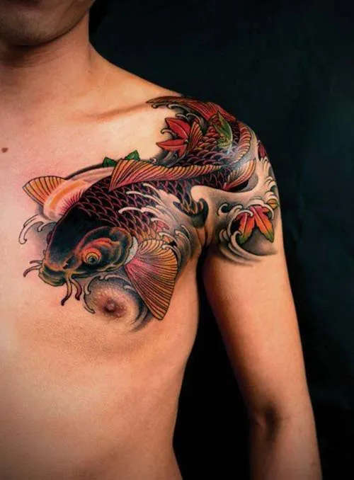 خالکوبی تتو ماهی تاتو طراحی زیبایی جذاب بدن tattoo لاکچری