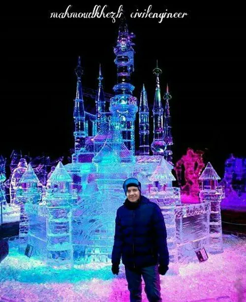 سیبری روسیه جشنواره ساختمانهای یخی