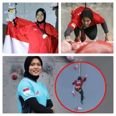 زن عنکبوتی رکورد زد آریس سوسانتی، ورزشکار مسلمان و اندونز