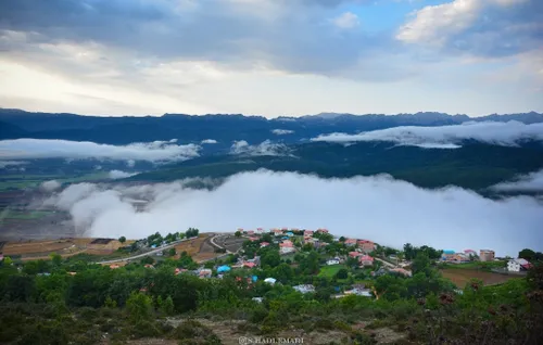 نمایی زیبا از روستای تلاوک دودانگه ساری
