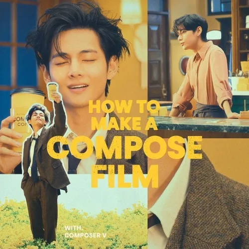 آپدیت اینستاگرام رسمی Compose Coffee با عکسی از تهیونگ بر