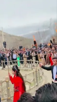 مراسم نوروزی در سروآباد کردستان