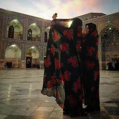 Pilgrims take a selfie at Imam Reza’s shrine. #Mashhad, #