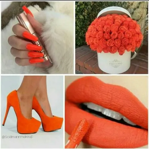 fashion style orange