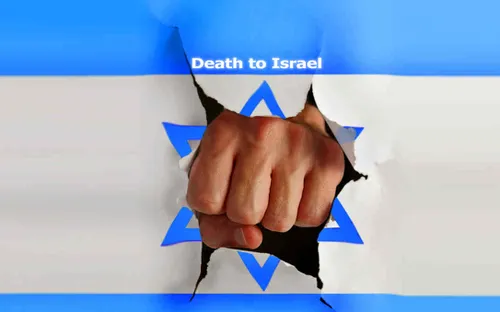 هر مشت ما یک موشک ذوالفقاری به قلب رژیم جعلی اسرائیله.