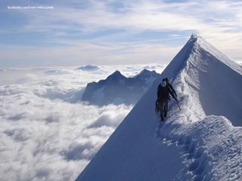 طبیعت زیبا ورزش کوهنوردی