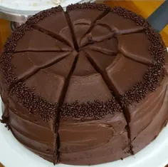 #کیک_با_روکش_کرم_کارامل_شکلاتی