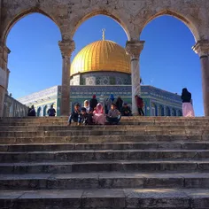 Friday in Jerusalem, close to Dome of the Rock Qobat Al S