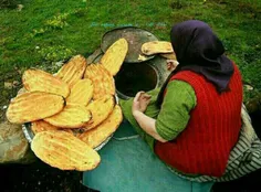 نان محلی در مازندران