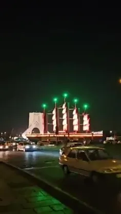 رونمایی از کشتی سفینة النجاة در میدان ازادی